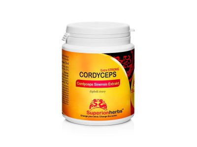 Cordyceps, Extrakt 40 % polysacharidů, 15 % manitolu