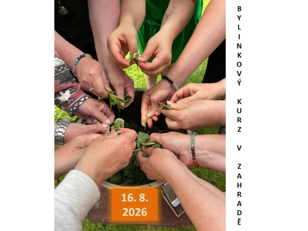 BYLINKOVÝ KURZ V ZAHRADĚ 16.8. 2026