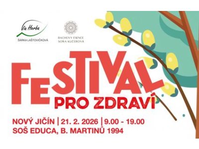 FESTIVAL PRO ZDRAVÍ - 21.2. 2026 - Nový Jičín